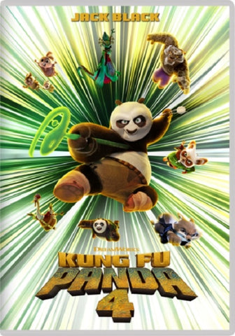 Kung Fu Panda 4 (Jack Black Awkwafina Viola Davis) Four New DVD