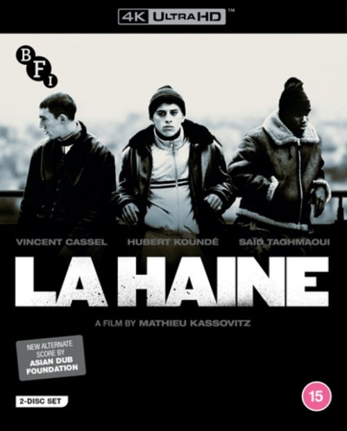 La Haine (Vincent Cassel Hubert Kounde) 4K Ultra HD Region B Blu-ray Presale