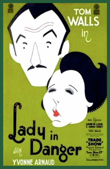 Lady In Danger (Yvonne Arnaud Leon M. Lion Tom Walls) New DVD Presale