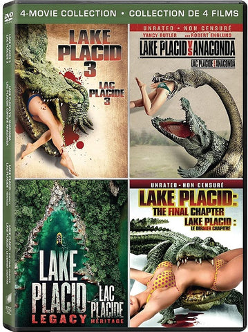 Lake Placid 3 + Lake Placid Vs. Anaconda + Legacy + The Final Chapter Reg 1 DVD