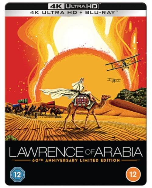 Lawrence of Arabia 60th Anniversary New 4K Ultra HD Region B Blu-ray Steelbook
