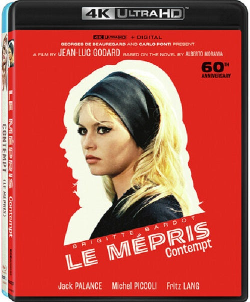 Le Mepris (Jack Palance Michel Piccoli Fritz Lang) New 4K Mastering Bl ...