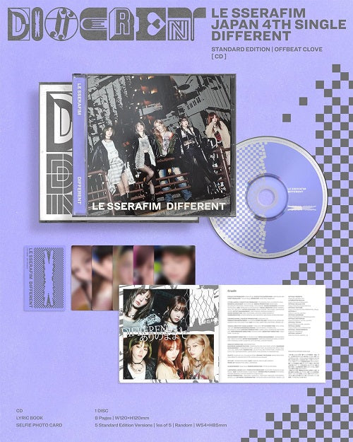 LE SSERAFIM Different New CD Presale