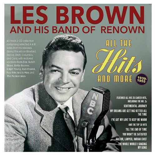 LEE BROWN & HIS BAND OF RENOWN All The Hits And More 1939-55 1939 55 2 Disc CD