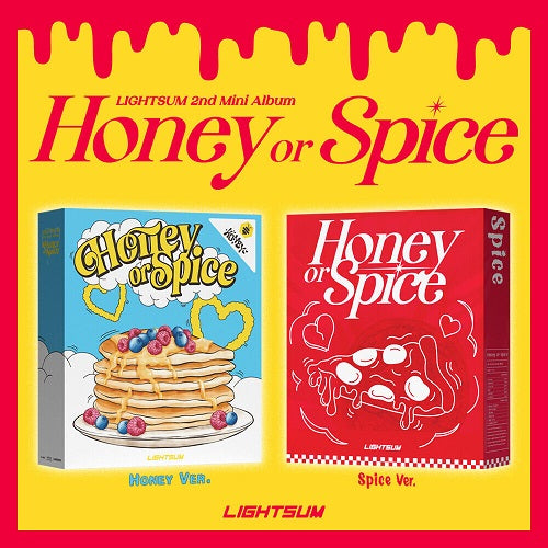 LIGHTSUM Honey Or Spice CD + Sticker + Photo Book + Photos + Photo Cards Poster