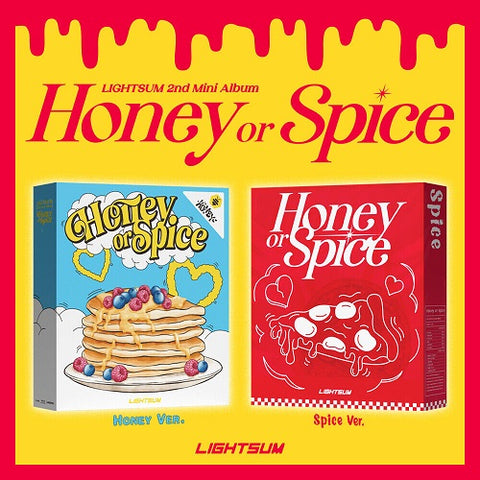 LIGHTSUM Honey Or Spice CD + Sticker + Photo Book + Photos + Photo Cards Poster