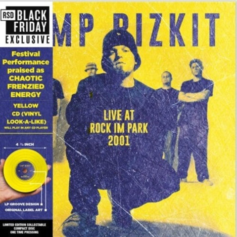 Limp Bizkit Rock Im Park 2001 (rsd) New CD
