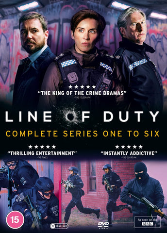 Line of Duty Complete Series 1-6 Season 1 2 3 4 5 6 BBC 12xDiscs DVD Region 4