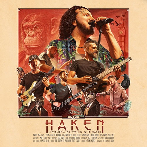 Liveforms An Evening With Haken 4 Disc New CD + Booklet + Blu-ray Presale