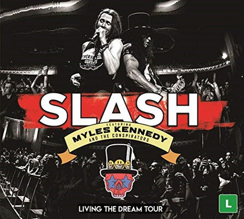 LIVING THE DREAM TOUR Slash + Myles Kennedy The Conspirators New R4 DVD + 2 cds