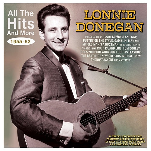 Lonnie Donegan All The Hits And More 1955-62 1955 62 3 Disc New CD