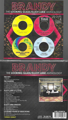 LOOKING GLASS ELLIOT LURIE Brandy The Looking Glass Elliot Lurie Anthology CD