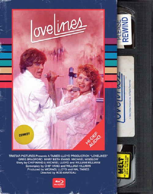 Lovelines Retro VHS Packaging (Michael Winslow) New Blu-ray Presale