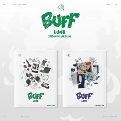 Lun8 Buff Random Cover New CD + Photo Book + Photos + Photo Cards + Poster
