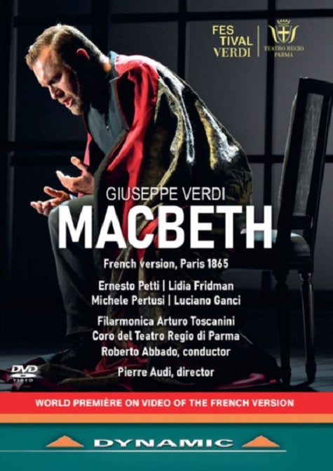 Macbeth Teatro Regio Di Parma (Roberto Abbado Giuseppe Verdi) New DVD Presale