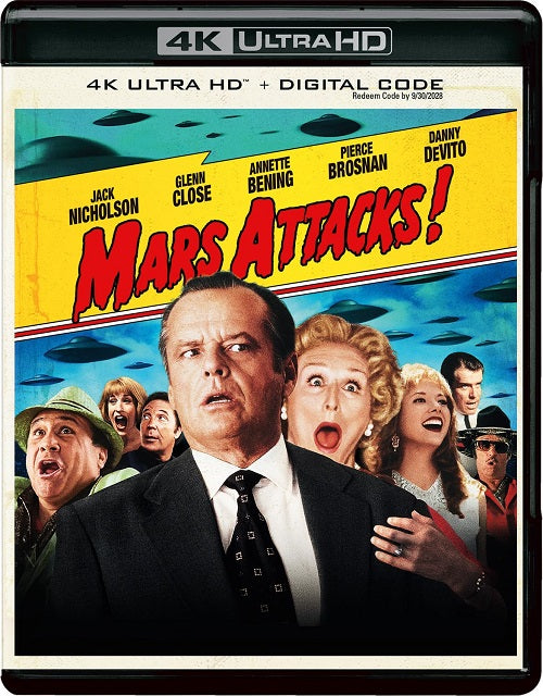 Mars Attacks (Jack Nicholson) New 4K Ultra HD Blu-ray + Digital Presale
