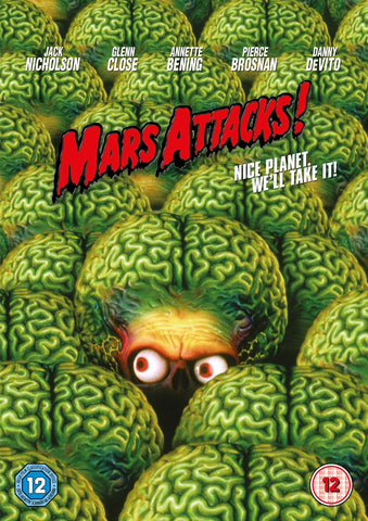 Mars Attacks! (Jack Nicholson, Glenn Close, Annette Bening) New Region 2 DVD
