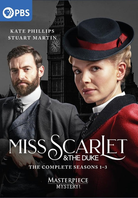 Masterpiece Mystery Miss Scarlet And The Duke Season 1 2 3 DVD Box Set Presale