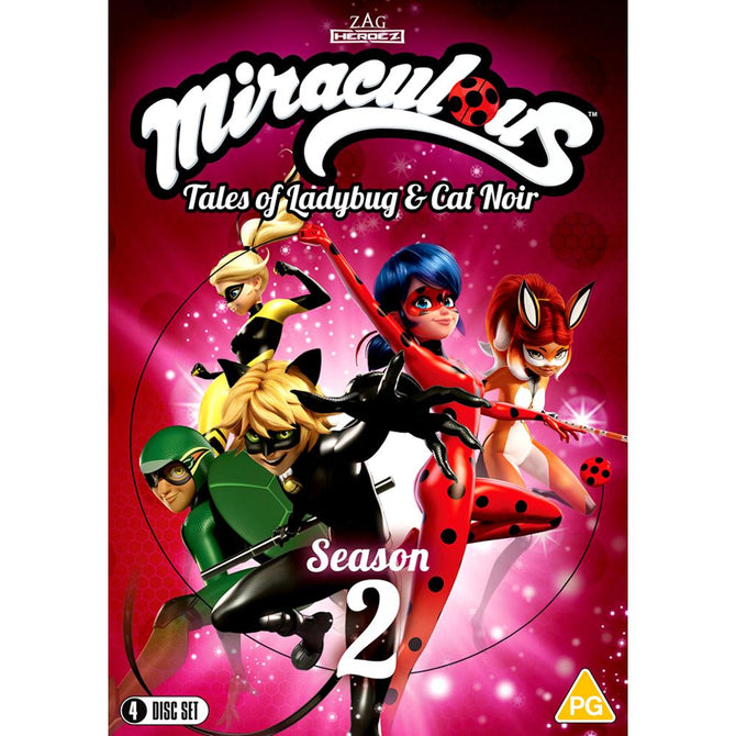 Miraculous Tales of Ladybug and Cat Noir Season 2 Series Two 4xDIscs Region2 DVD