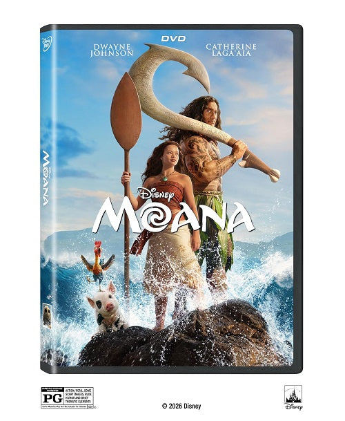Moana 2026 (Dwayne Johnson Rena Owen Jemaine Clement) New DVD Presale