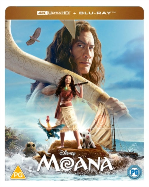 Moana (Dwayne Johnson) 4K Ultra HD Region B Blu-ray Steelbook Presale
