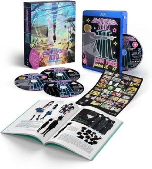 Mob Psycho 100 III Season 3 Series Three Limited Edition Region B Blu-ray + DVD