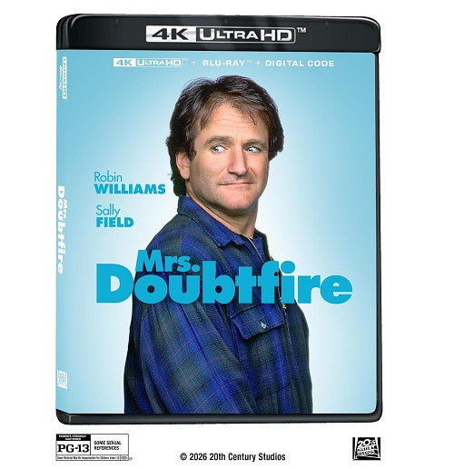 Mrs Doubtfire Limited Edition New 4K Ultra HD Blu-ray + Digital Presale
