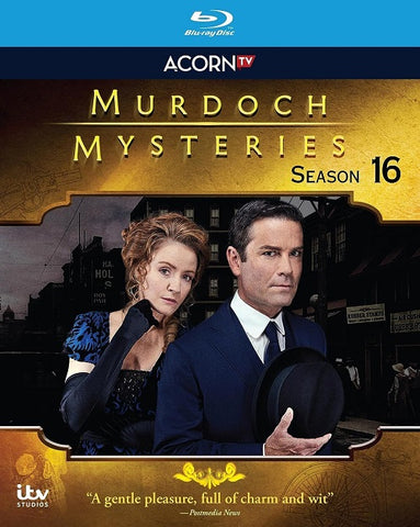 Murdoch Mysteries Season 16 Series Sixteen Sixteenth New Blu-ray