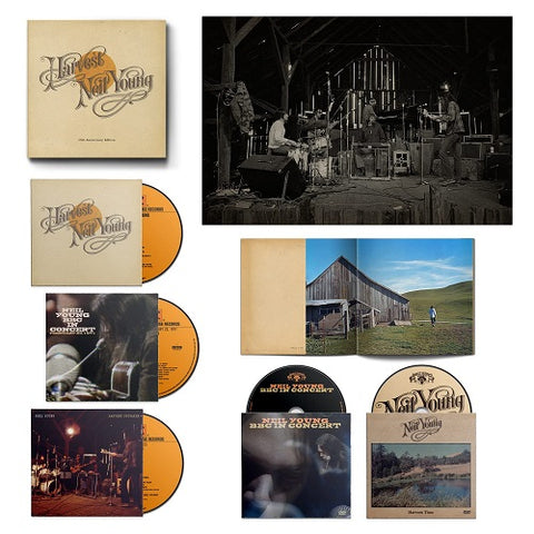 Neil Young Harvest 50th Anniversary Edition New CD + DVD Box Set IN STOCK NOW