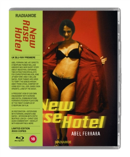 New Rose Hotel (Christopher Walken) Limited Edition Region B Blu-ray Presale