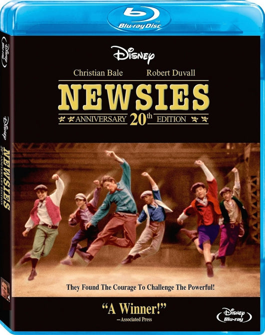 Newsies 20th Anniversary Edition (Disney Christian Bale Ann-Margret) Blu-ray