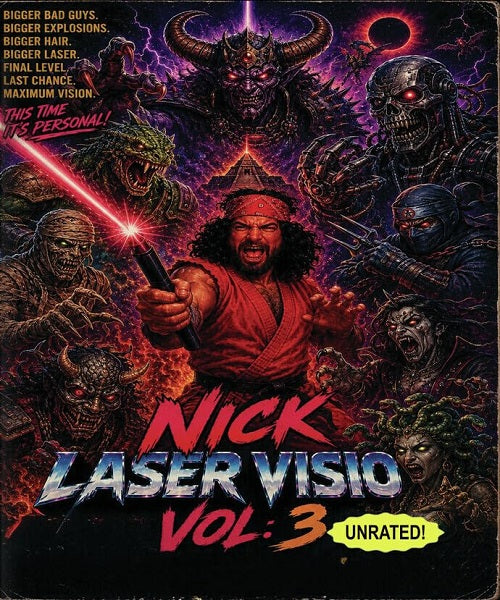Nick Lasers Laser Vision Volume 3 (James Balsamo) Vol Three New Blu-ray Presale