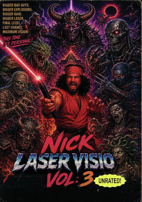 Nick Lasers Laser Vision Volume 3 (James Balsamo) Vol Three New DVD Presale