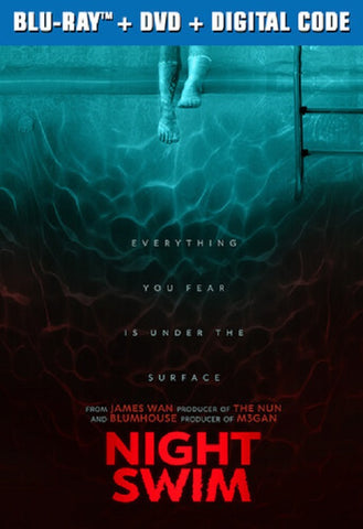 Night Swim (Wyatt Russell) Collectors Edition New Blu-ray + DVD + Digital