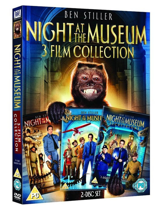 Night at the Museum 1 2 3 Trilogy 3 Movie Collection Ben Stiller