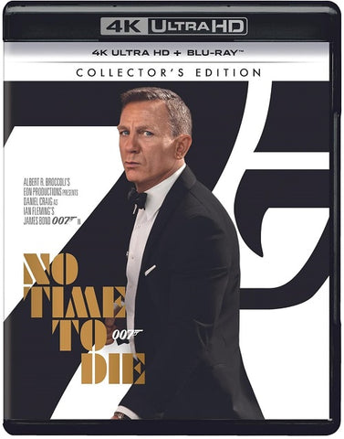 No Time to Die (Daniel Craig Lea Seydoux Rami Malek) New 4K Ultra HD Blu-ray