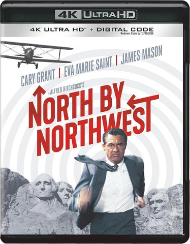 North By Northwest (Cary Grant Eva Marie Saint) 4K Ultra HD Blu-ray + Digital