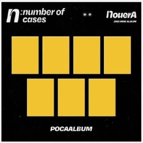 Nouera N Number Of Cases CD + Sticker + Photo + Photo Card + Postcard Presale