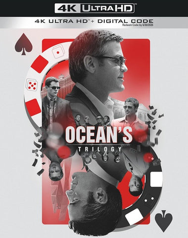 Ocean's 11 12 13 Trilogy (George Clooney Brad Pitt) Oceans 4K Ultra HD Blu-ray