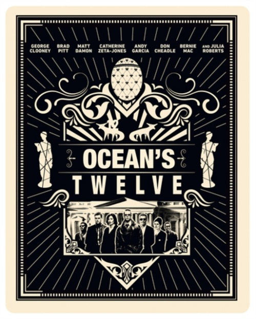 Ocean's Twelve Oceans 12 New 4K Ultra HD Region B Blu-ray + Steelbook