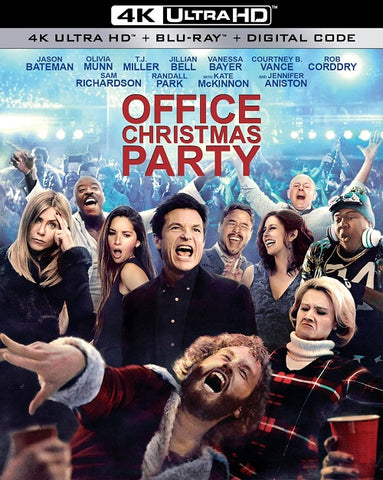 Office Christmas Party (Jason Bateman Olivia Munn) New 4K Mastering Blu-ray