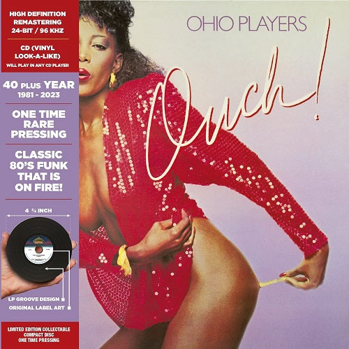 Ohio Players Ouch Collectible Deluxe Limited Special Edition New CD