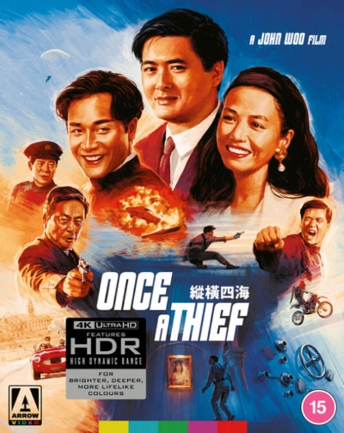 Once a Thief Limited Edition New 4K Ultra HD Region B Blu-ray Presale