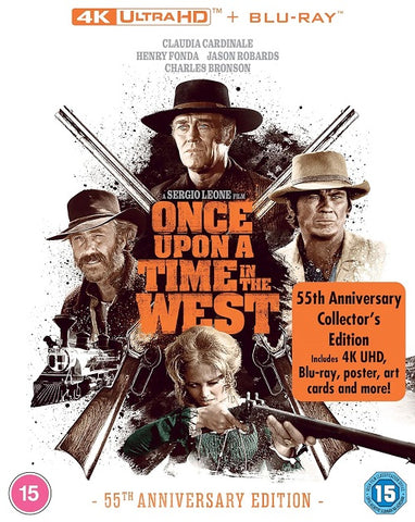 Once Upon A Time In The West 55th Anniversary Collectors 4K Ultra HD Blu-ray