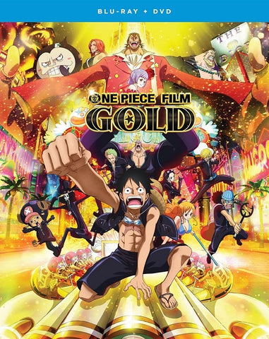 One Piece Film Gold Movie New Blu-ray + DVD