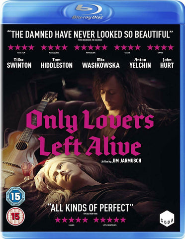 Only Lovers Left Alive (Tom Hiddleston, Tilda Swinton) New Region B Blu-ray