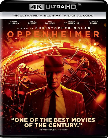 Oppenheimer (Matt Damon Robert Downey Jr) 4K Mastering Blu-ray + Digital