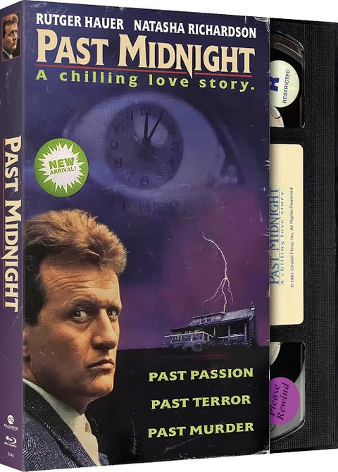 Past Midnight Retro VHS Packaging (Dana Eskelson Rutger Hauer) Blu-ray Presale