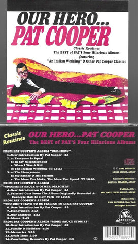 Pat Cooper Our Hero Best of Pats Four LPs New CD