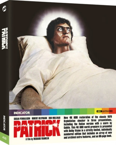 Patrick (Susan Penhaligon) Limited Edition 4K Ultra HD Region B Blu-ray + Book